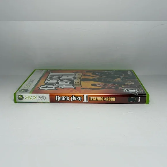 Guitar Hero III: Legends of Rock Xbox 360 CIB Excellent Game Complete Manual - Picture 9 of 12